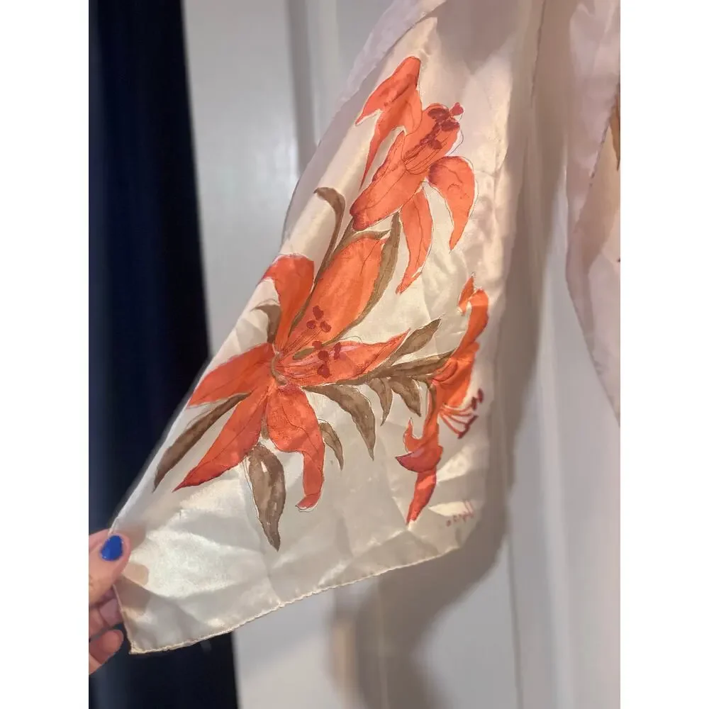 Vintage Vera silk scarf by the iconic American designer Vera Neumann